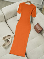 Elegant Long Dress Year-End Party Dress New Year'S Eve Dress Holiday Dress New Year'S Eve Dress Winter Dress Dress Red Dress New Year'S Dress Evening Dress - Orange-Red