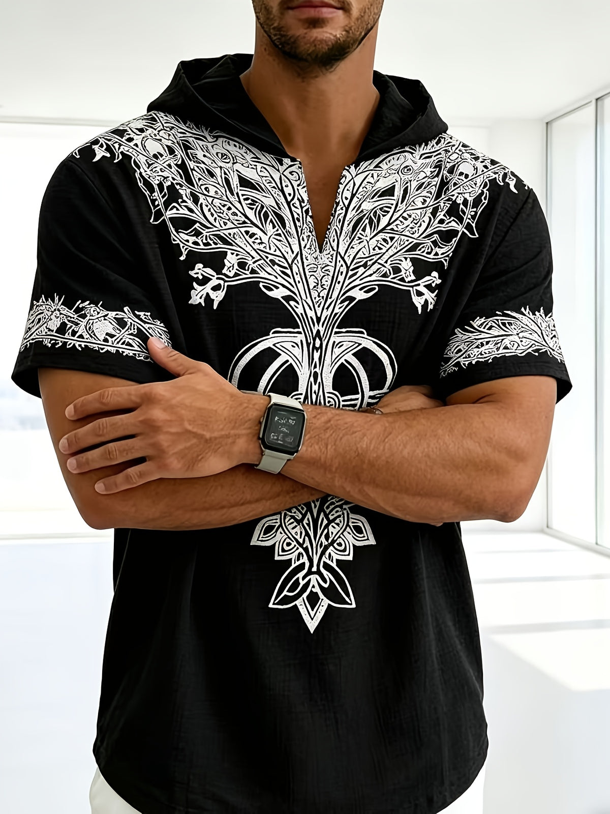 A Summer Essential with a Relaxed Fit, Versatile for Daily Wear, Suitable for Both Commuting and Casual Occasions - Black