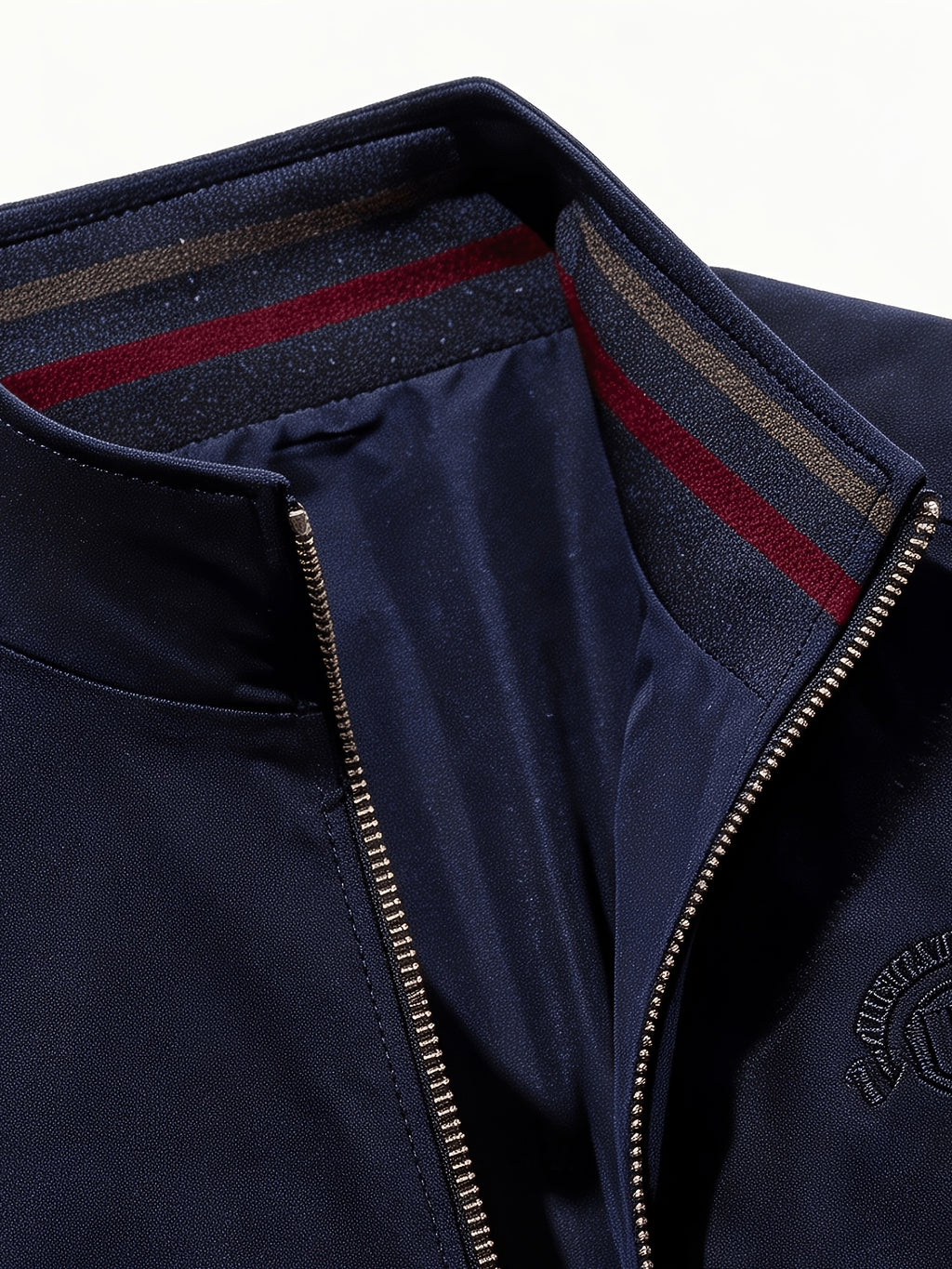Reversible Stand-Up Collar Jacket, Spring/Autumn Casual Easy Men'S Versatile Outerwear - Deep Blue