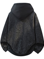 Spring/Autumn Fashion Heavyweight Casual Jacket Outerwear - Black
