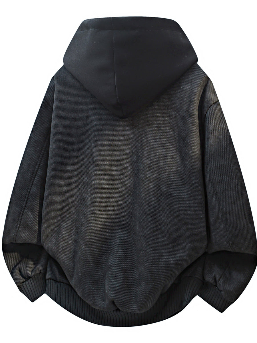 Spring/Autumn Fashion Heavyweight Casual Jacket Outerwear - Black