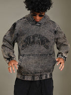 Men'S Fashion Denim Sweatshirt - Rusty Brown