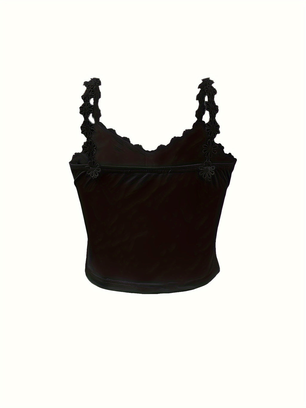 Fashion Lace Women'S Vest - Black