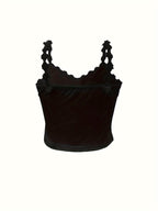 Fashion Lace Women'S Vest - Black