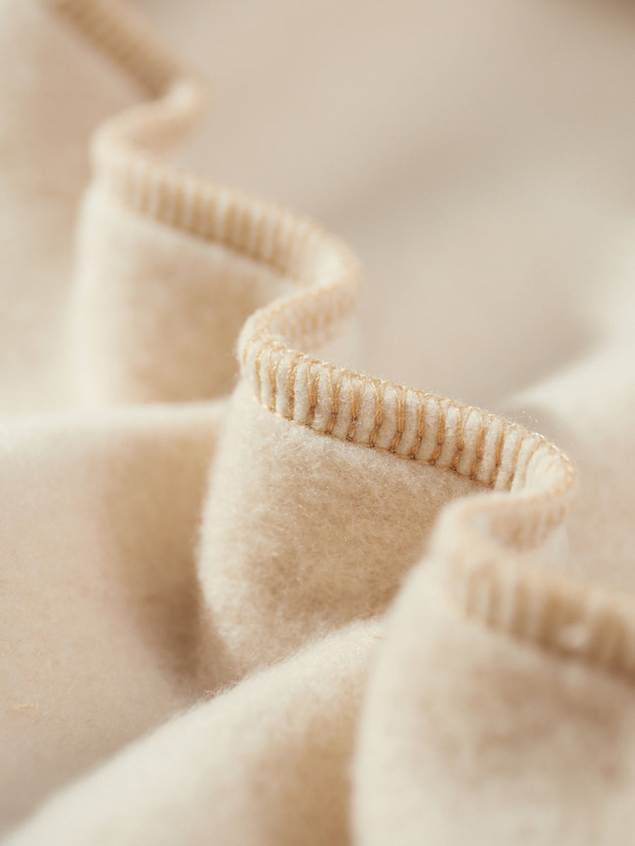 WB Men's. Official Licensed Hooded Sweater Hoodie - Retro Print (Loose Fit Hooded with Iconic WB), Machine Washable Casual Sweater Suitable for Fall/Winter, Daily Wear & for or Outings - Apricot
