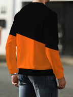 Men's Crew Neck Sweatshirt, Trendy Brand Fashion, Long Sleeve, Fall/Winter 2026, New Arrival, Premium Crew Neck Sweatshirt - Mixed colors