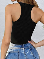 Women's Fashion Vest A1774 - Black
