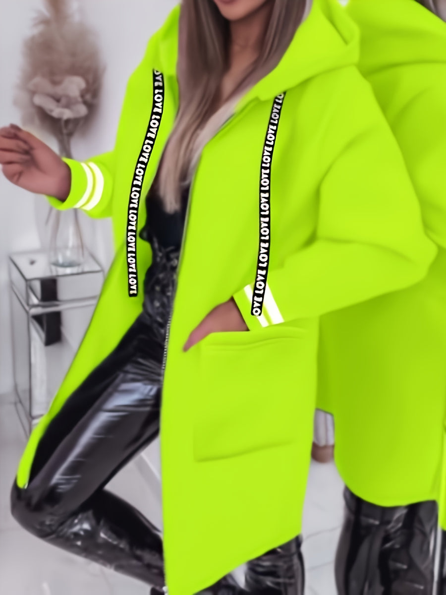 Women'S Casual Jacket EA6600 - Greenish Yellow