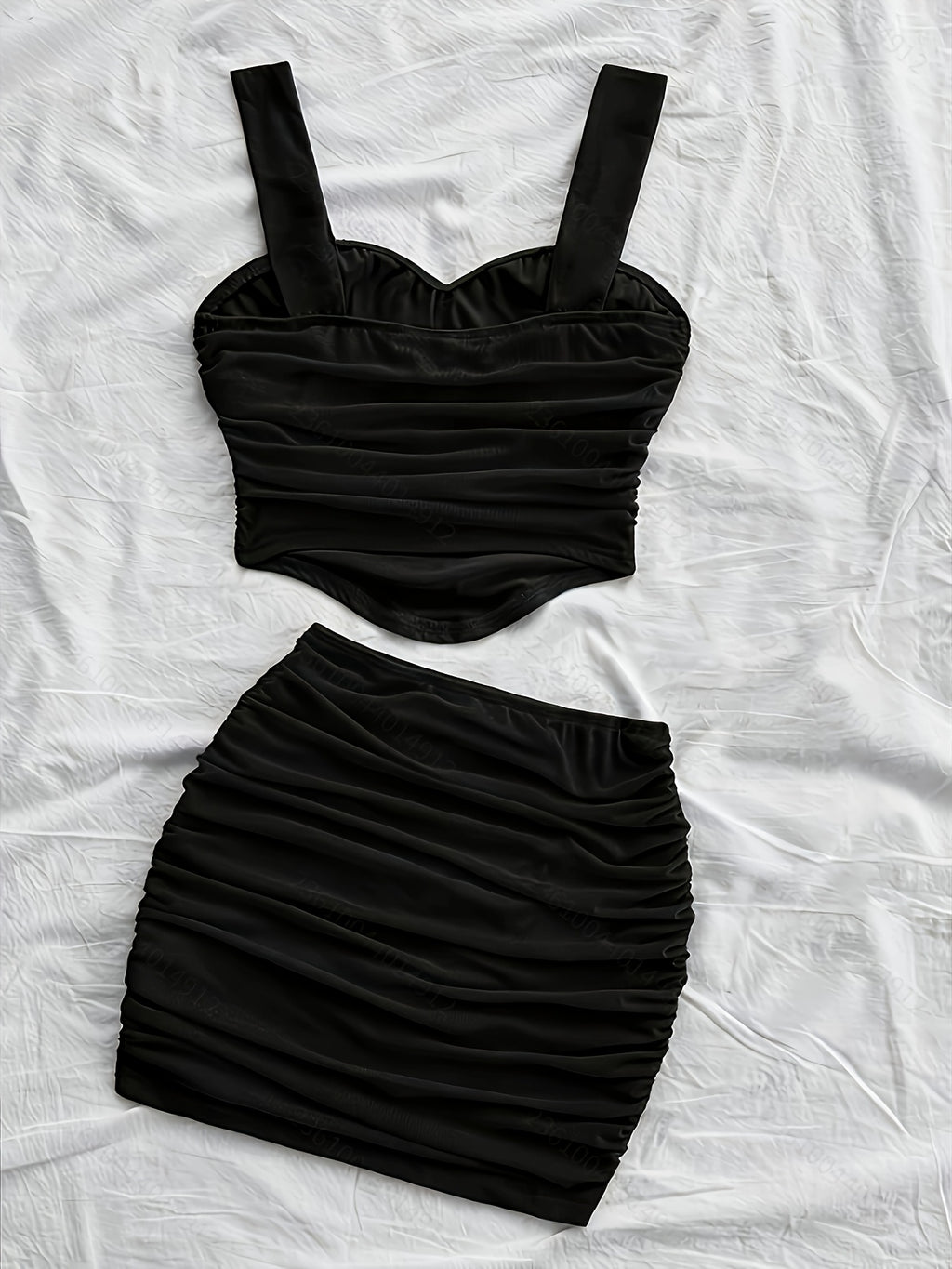 Fashion Solid Color Set - Black