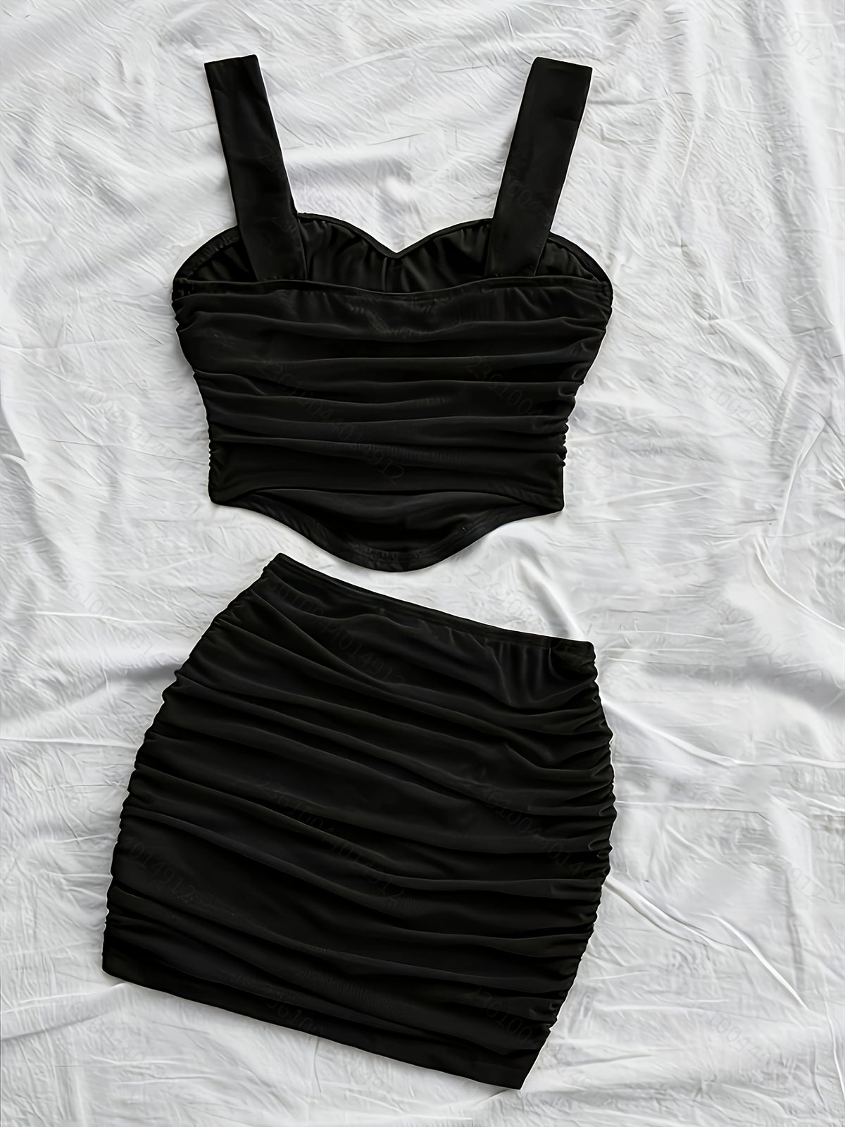 Fashion Solid Color Set - Black