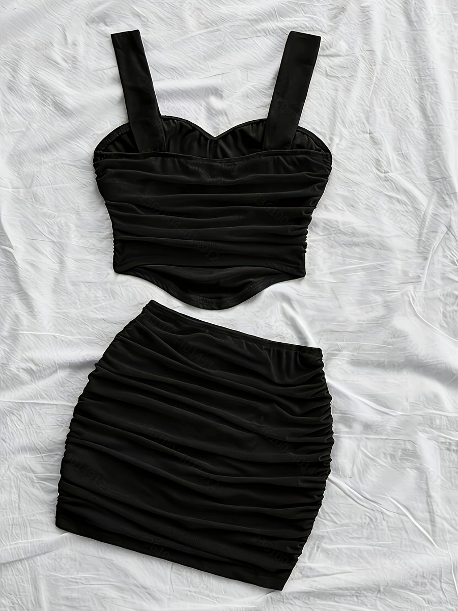 Fashion Solid Color Set - Black