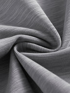 Men's New Bamboo Rayon Knot Pattern Fabric Short-Sleeve T-Shirt, Stylish 2-in-1 Look V-Neck Top, Casual Daily Wear, Suitable for Everyday Outings, Light Commuting, and Other Scenarios - Grey