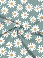 Women's European and American Style Daisy Print Spaghetti Strap High-Waist Wide-Leg Holiday Style Jumpsuit - Mixed colors