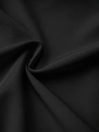 Fashion Women'S Casual Button-Up Shirt - Black