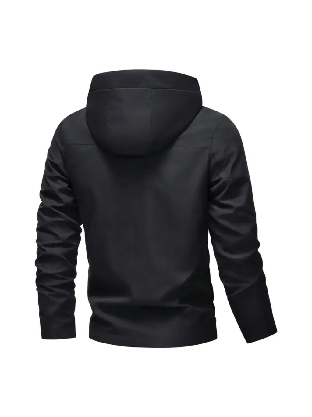 Men's Freedom Wings Windbreaker Jacket, Casual Windproof Outerwear, Casual Attire Men's Clothing Gift - Black