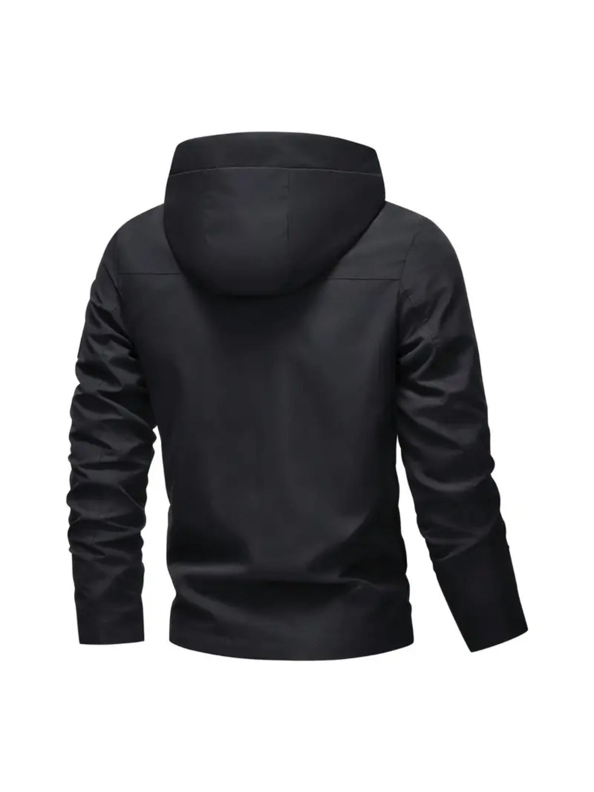 Men's Freedom Wings Windbreaker Jacket, Casual Windproof Outerwear, Casual Attire Men's Clothing Gift - Black