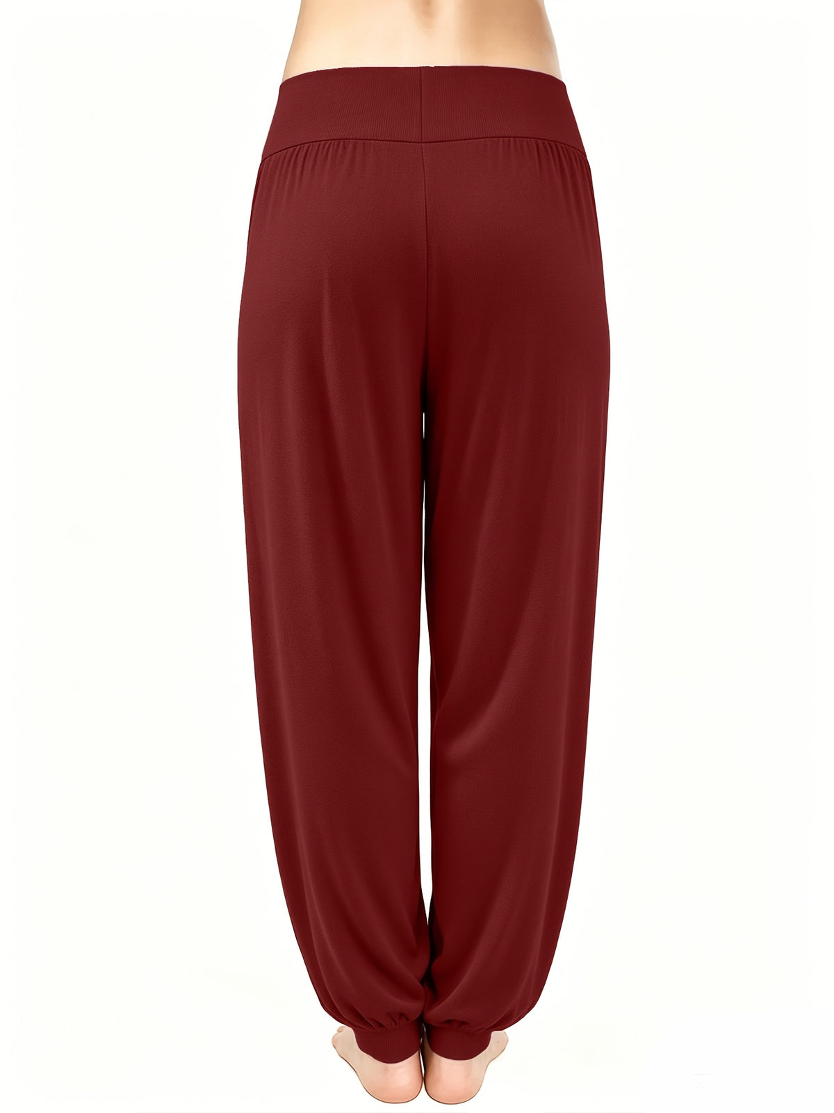 Popular Loose-Fit Casual Pants, Comfortable Women's Clothing - The color of rouge