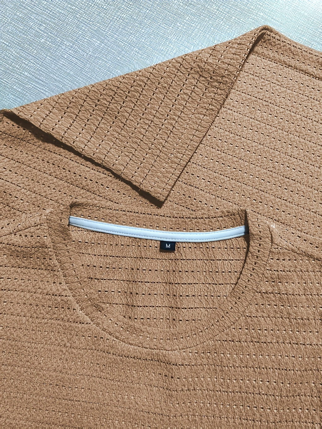 New Trendy Men's Versatile Casual Fashionable Comfortable Cool Skin-Friendly Long-Sleeve T-Shirt - Khaki