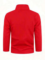 2026 New Men'S Sports Jacket, Outdoor Climbing High Quality Comfortable Ski Wear, Novel Pocket Spell Color More Practical Design, Fashion Elements Design, Suitable for Spring And Autumn Wear, Commuter Necessary Sports Coat - Red