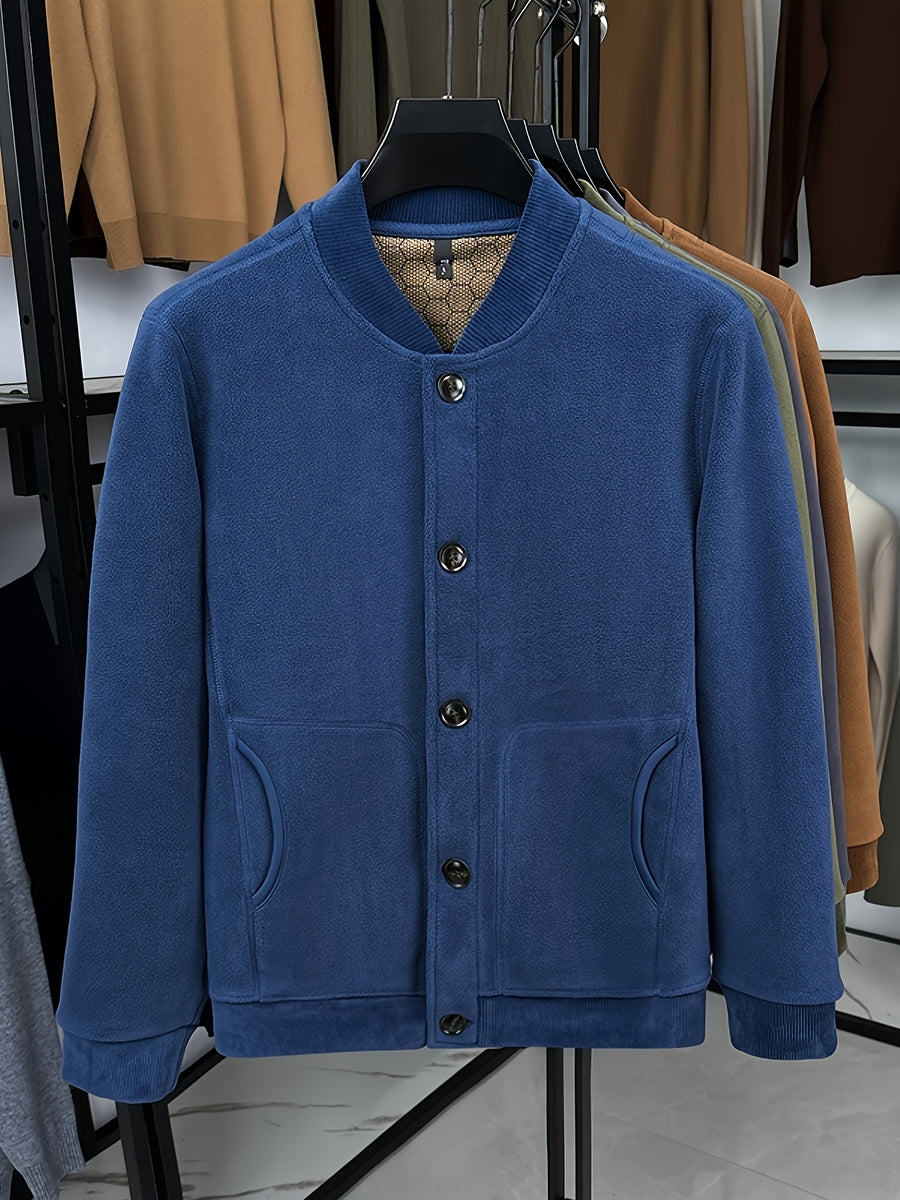 Father's Day Gift for Men: 2026 Spring/Autumn New Style Men's Jacket, Unlocking a Mature Spring Vibe, Lightweight and Comfortable, Suitable for the Changeable Weather of Early Spring - Royal Blue