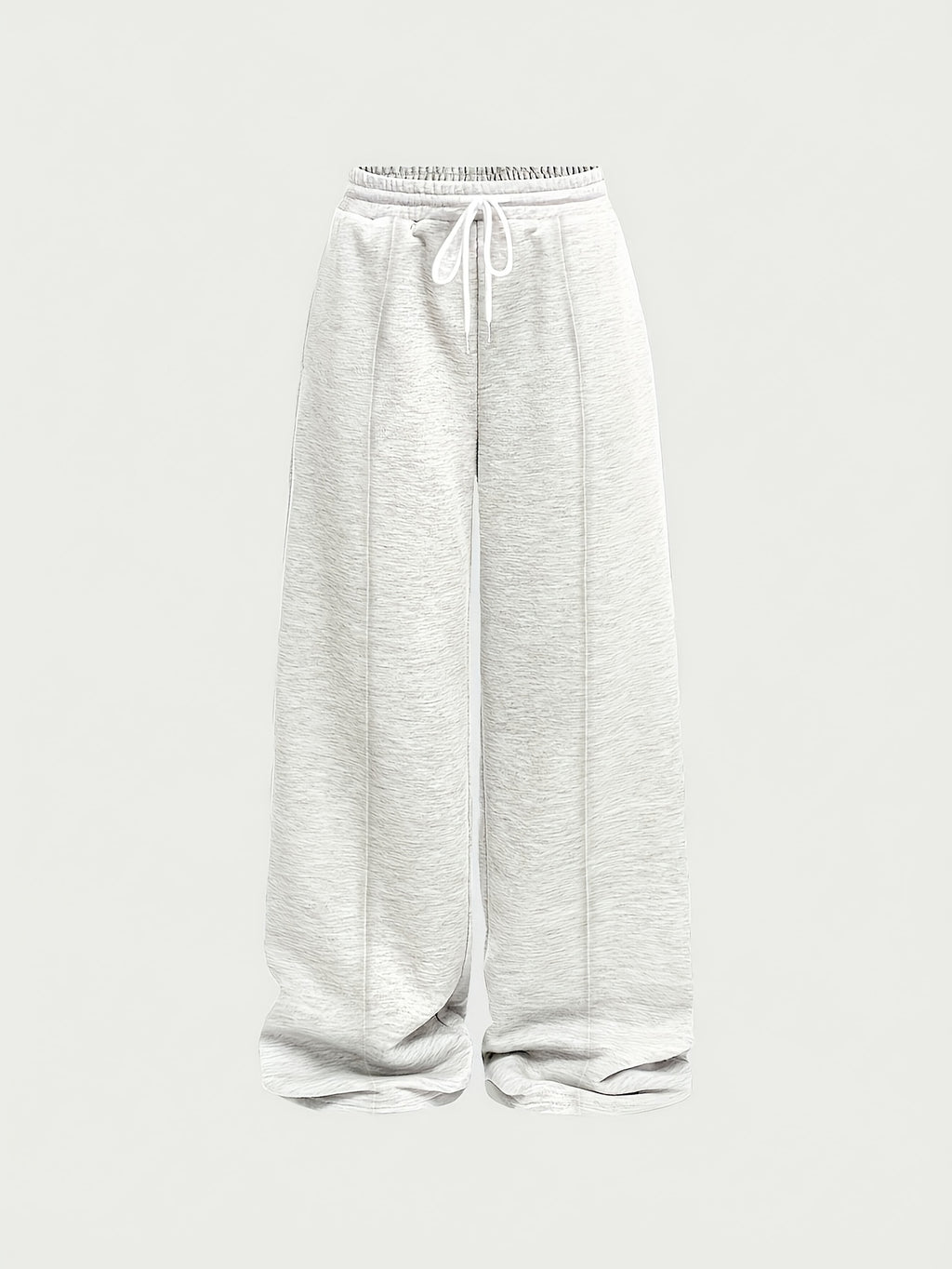 Casual Pants, Loose Wide-Leg Casual Pants, Elastic Waistband Athletic Pants, Warm Elastic Waistband Casual Pants for Women's Autumn/Winter Outerwear - No. 1 Gray