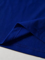 [Warner Official License] Crew Neck Casual Short Sleeve Top, Men's 100% Casual Comfortable and Versatile Summer Short Sleeve T-Shirt, Suitable for Outdoor Wear, Gym, Office and Everyday Fashion-men and Women Can Wear - Royal Blue
