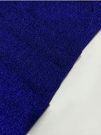 Romantic Exquisite Fashionable Dinner Party Evening Dress Advanced Sense Bright Fabric Ladies Elegant Ruched Draped Neck Slit Design Slim Waist Cinching Hip Wrapping Dress Bridesmaid Dress Women - Blue