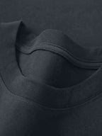 3pcs - 100% Cotton Men's Long Sleeve T-Shirts, Solid Color with Minimalist Print, Round Neck Base Layer Tops, Comfortable Pure Cotton Fabric, Suitable for Outdoor/Casual/Sports, Machine Washable - Combination Color 4