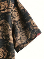 Men's Tropical Print Shirt - Multicolor