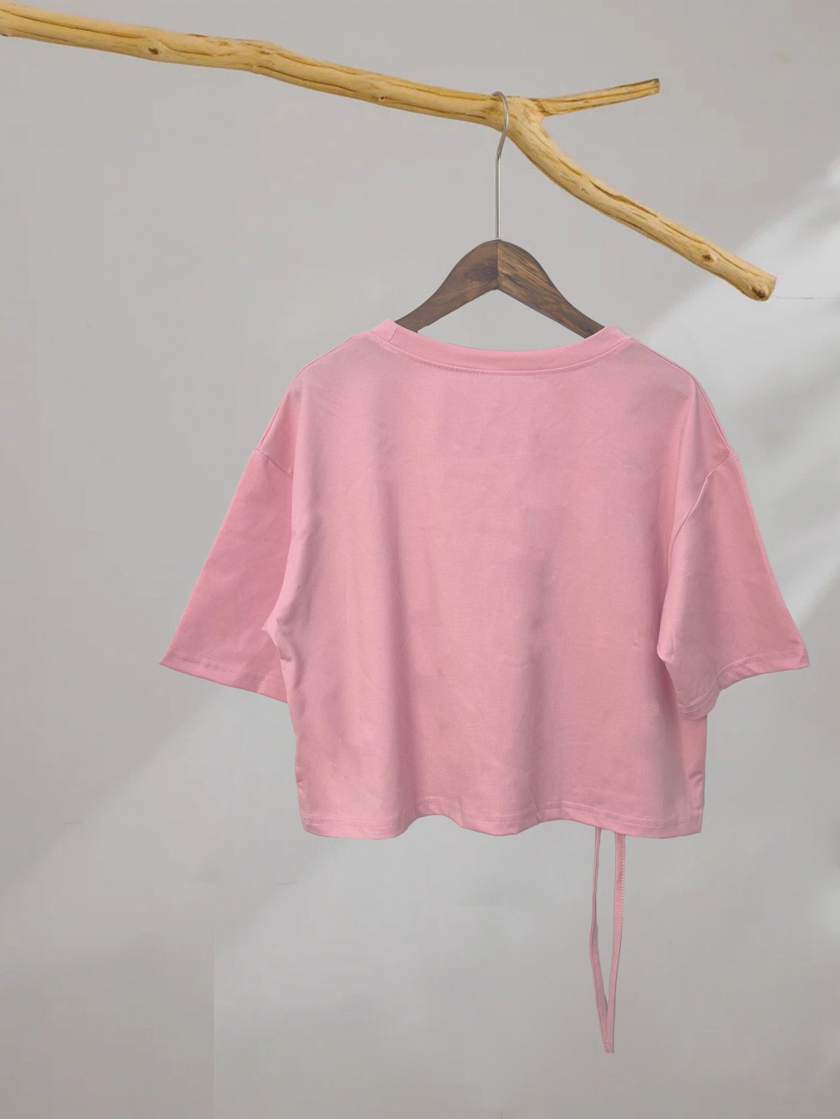 New Women'S Casual Short-Sleeve T-Shirt - Featuring a Cute Cat Head Print, Comfortable Loose Fit, Drawstring Hem Design That Reveals The Waist, Made from Soft Fabric, Machine Washable, Perfect for Spring And Summer Fashion, Suitable for Travel - Peach
