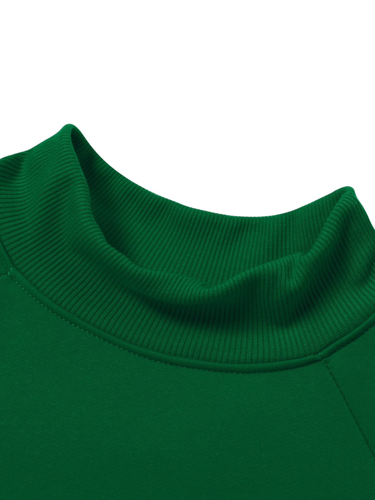 Women'S High-Neck Fleece-Lined Sweatshirt, Vertical Golden Butterfly English Front And Back Print Top, Autumn Winter Thick Warm Long Sleeve Blouse, Easy Gentle Style Apparel - Green