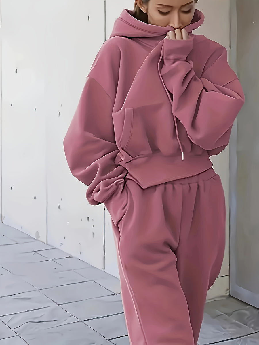 Women's Suit Set - Burgundy