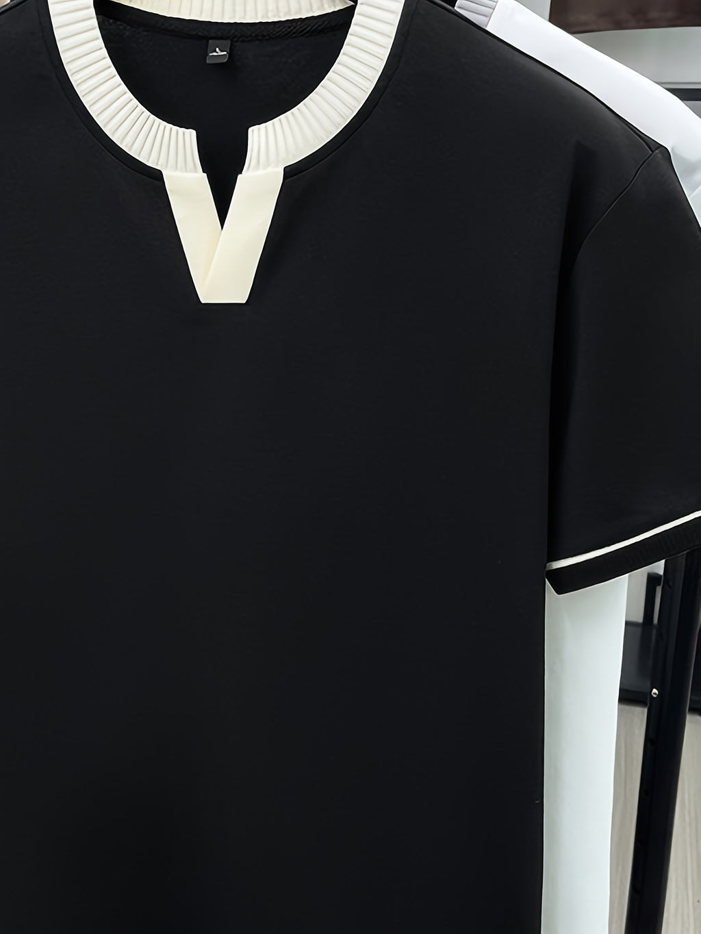 Men'S Summer Short Sleeve Shirt, Comfortable And Carefree - SINBOS - Black