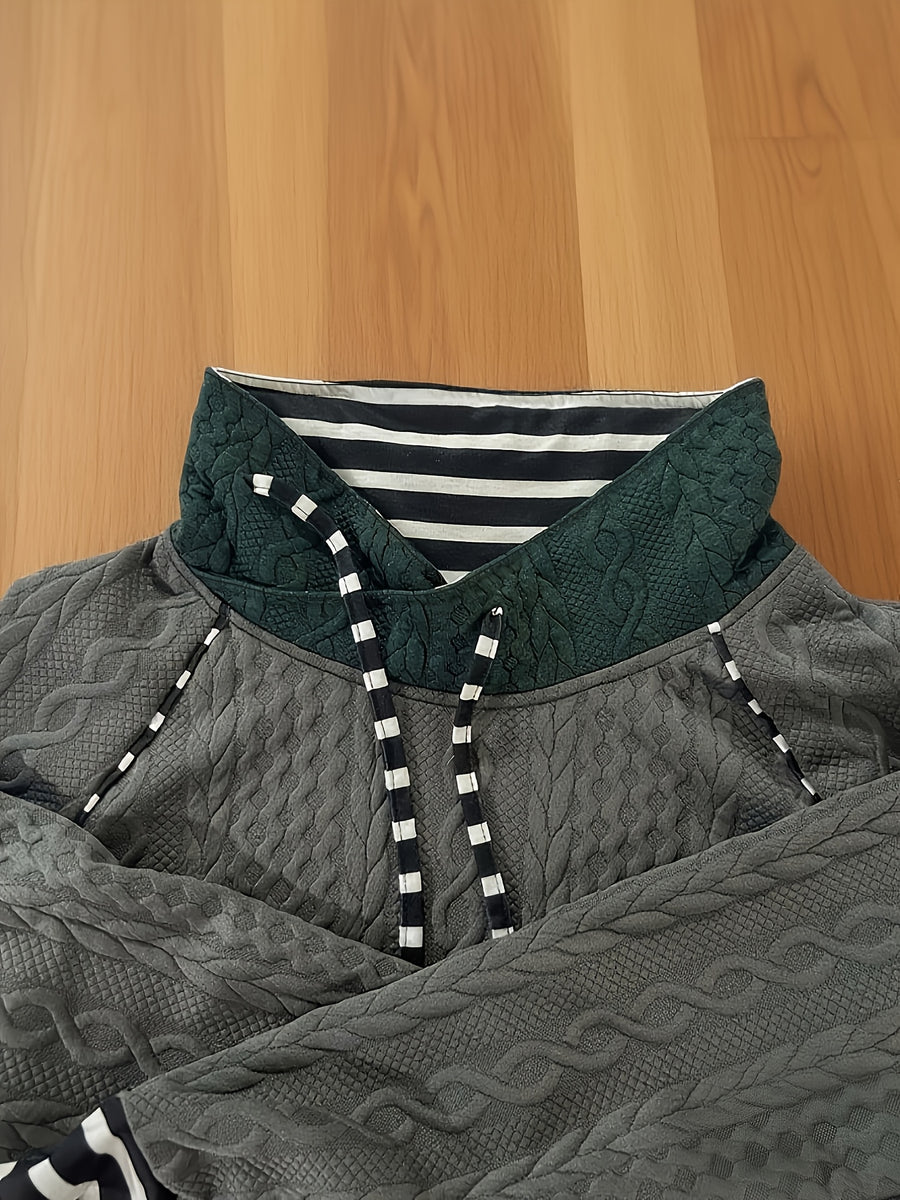 Fashionable Hoodies for Women, Designed for Autumn And Winter, Featuring a Textured Design Suitable for Casual Commuting - Grey
