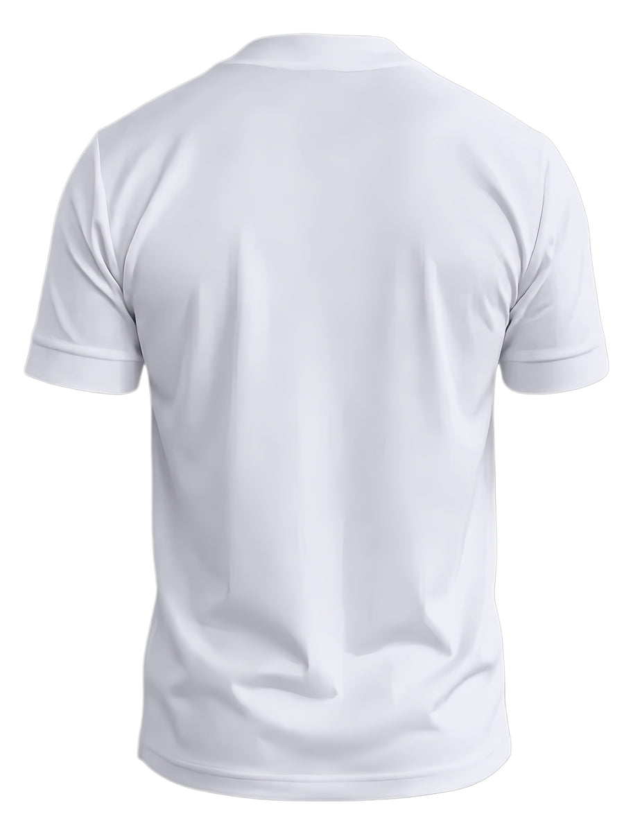 A 2026 New Style Men'S Summer Casual Sports V-Neck T-Shirt, Featuring a Street Fashion V-Neck Design, a Lightweight And Breathable Training Shirt for Exercise And Fitness, Suitable As a Base Layer for Daily Wear - White