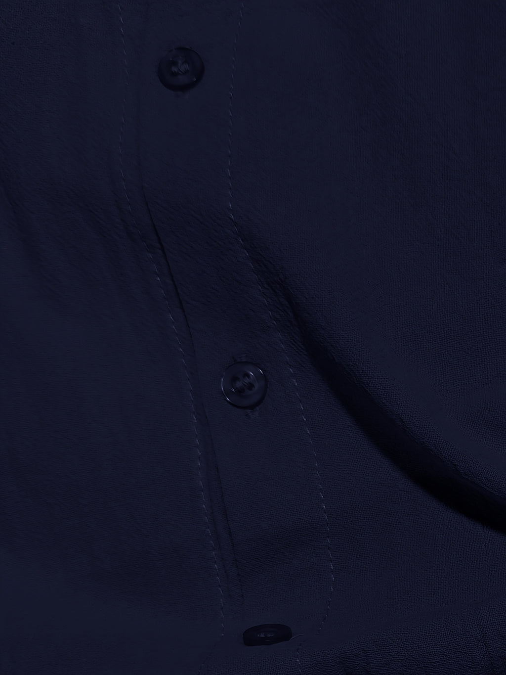 Casual Men's Pure-color Long-sleeved Shirt, a Classic and Versatile Button-up Cardigan, Skin-friendly, Breathable, and of Good Texture. Available in Multiple Colors, It Is the First Choice for Daily Commuting, Shopping, and Going Out. - Navy Color