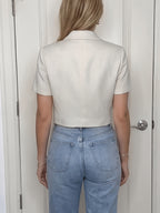 2026 Women'S Spring/Summer New Style Casual Commute Single-Button Short Women'S Blazer - Beige Apricot
