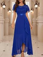 Evening Gowns for Women, Hostess Performance Dresses, Bridesmaid Dresses, Prom Evening Gowns - Blue