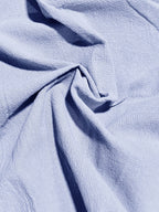 Casual Men's Pure-color Long-sleeved Shirt, a Classic and Versatile Button-up Cardigan, Skin-friendly, Breathable, and of Good Texture. Available in Multiple Colors, It Is the First Choice for Daily Commuting, Shopping, and Going Out. - Sky Blue