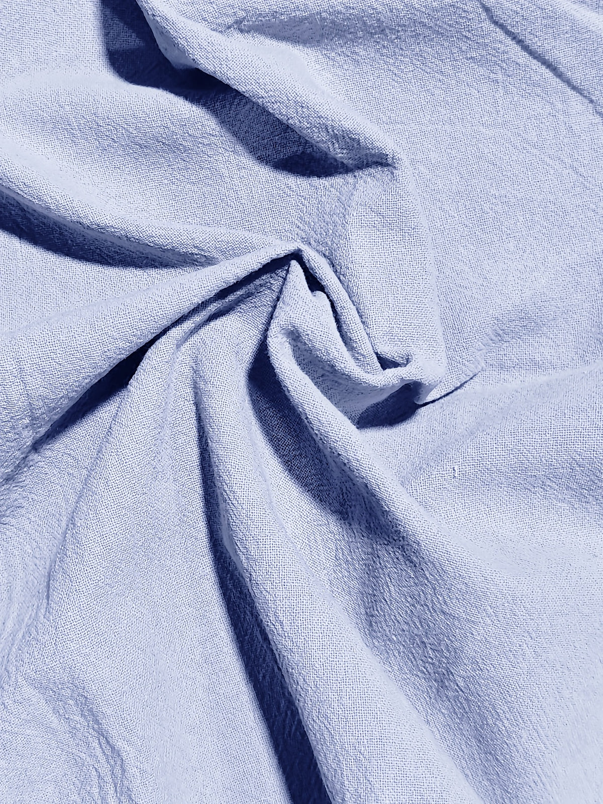 Casual Men's Pure-color Long-sleeved Shirt, a Classic and Versatile Button-up Cardigan, Skin-friendly, Breathable, and of Good Texture. Available in Multiple Colors, It Is the First Choice for Daily Commuting, Shopping, and Going Out. - Sky Blue