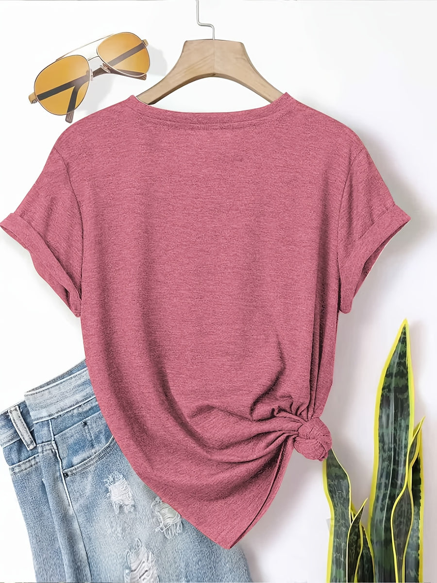Women'S Funny Black Cat Coffee Lover Graphic T-Shirt - Soft Breathable Tee with "It'S Fine I'M Fine" Slogan, Casual Short Sleeve Round Neck Top for Casual Attire, Cat Tshirt, Comfortable Fit Shirt, Weekend Attire, Playful Design, Quality Print - Brick Red