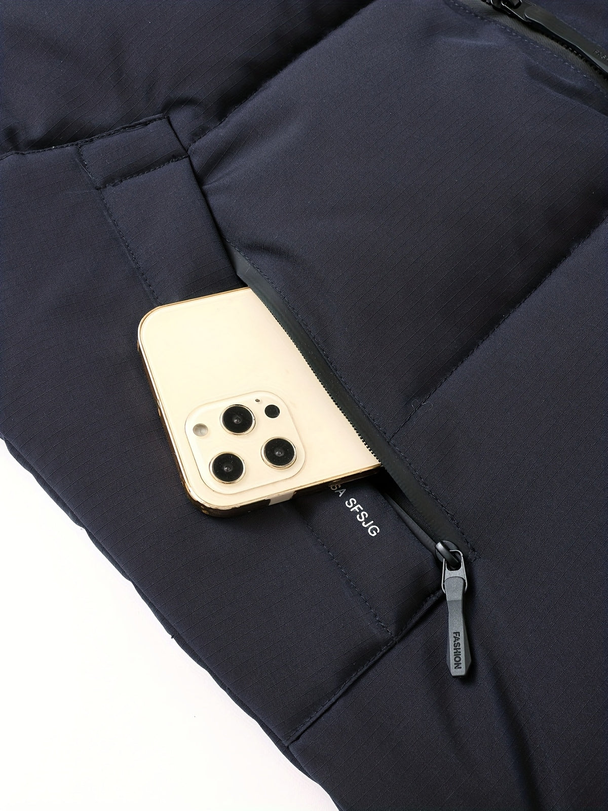 [Pearson OBM] Men'S Winter Thickened Bread Coat, Fashionable Warm Stand-Up Collar Jacket, Easy And Versatile Design, Comfortable And Durable, Suitable for Daily Commute And Outdoor Activities - Navy Color