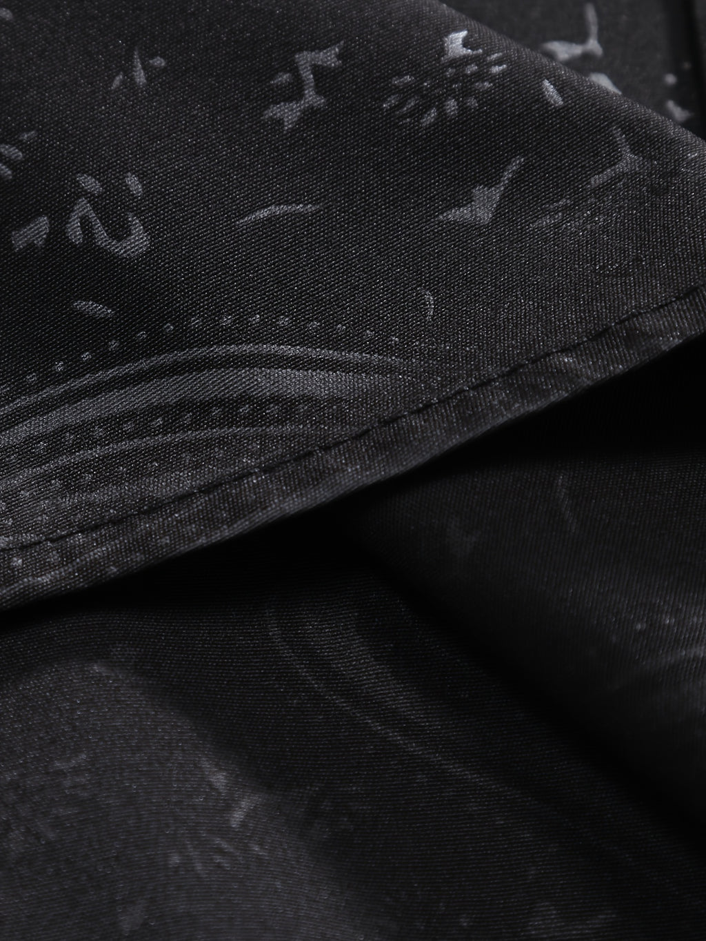 Summer Men's Casual Fashion Embossed Short Sleeve Shirt, Chinese Size, Please Check The Size Guide Carefully - Black