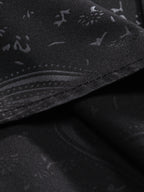 Summer Men's Casual Fashion Embossed Short Sleeve Shirt, Chinese Size, Please Check The Size Guide Carefully - Black