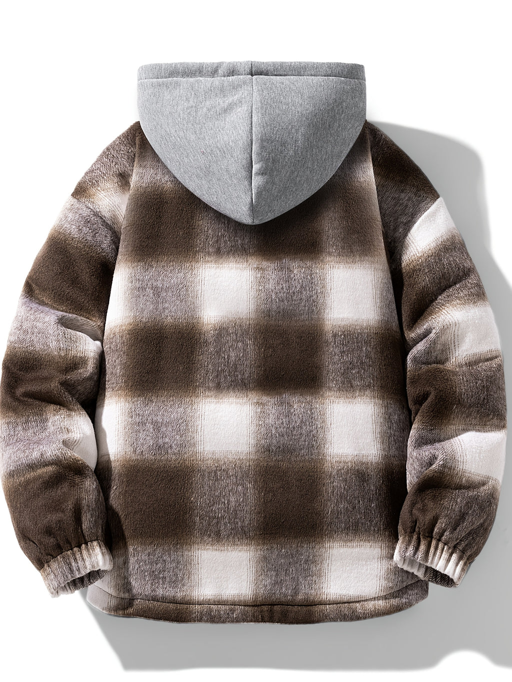 Winter Warm Mesh Padded Coat - Coffee Color