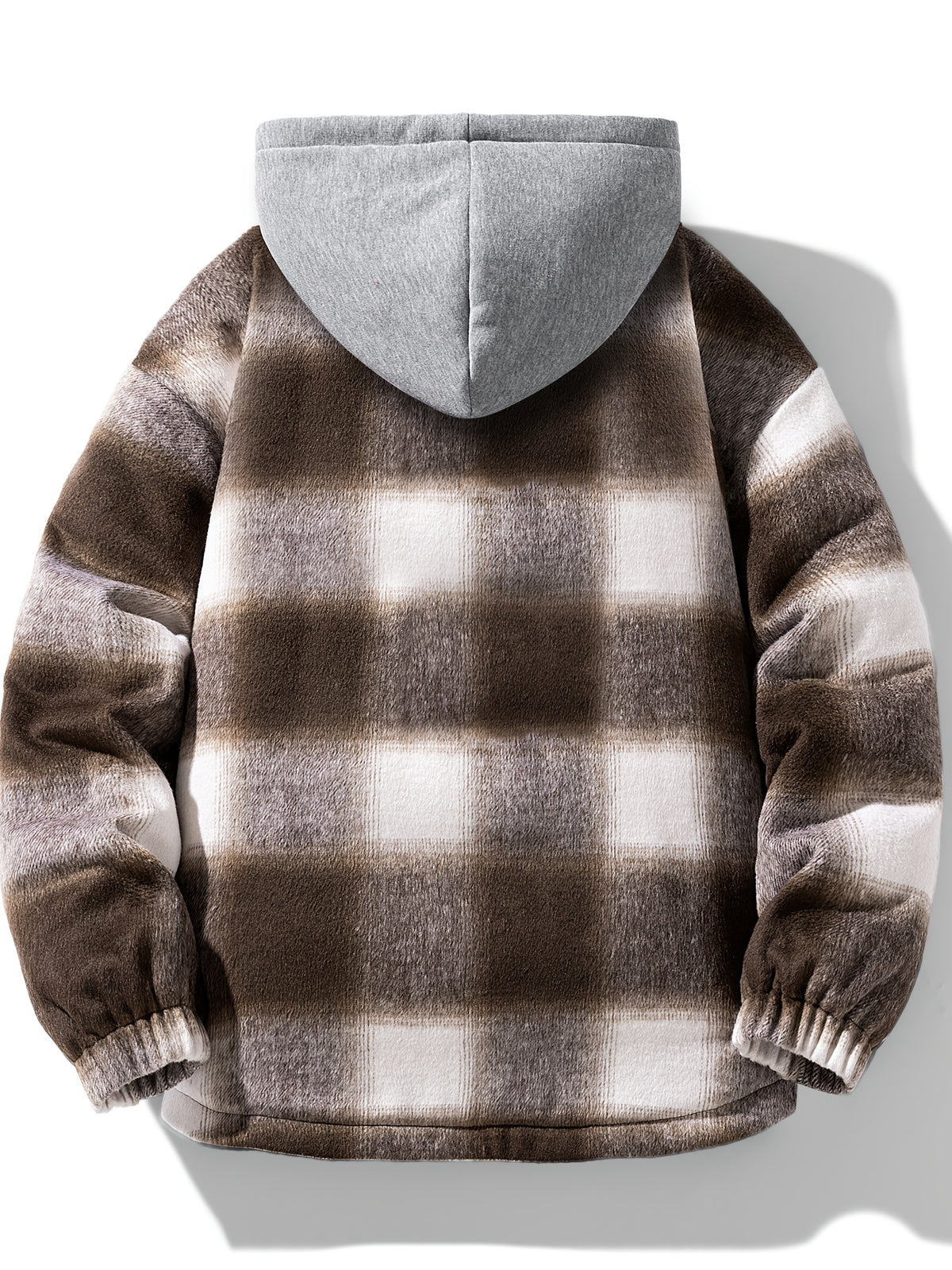 Winter Warm Mesh Padded Coat - Coffee Color
