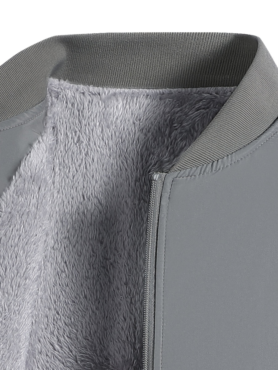 Claude Men's -Lined Jacket for Autumn/Winter - Light Grey