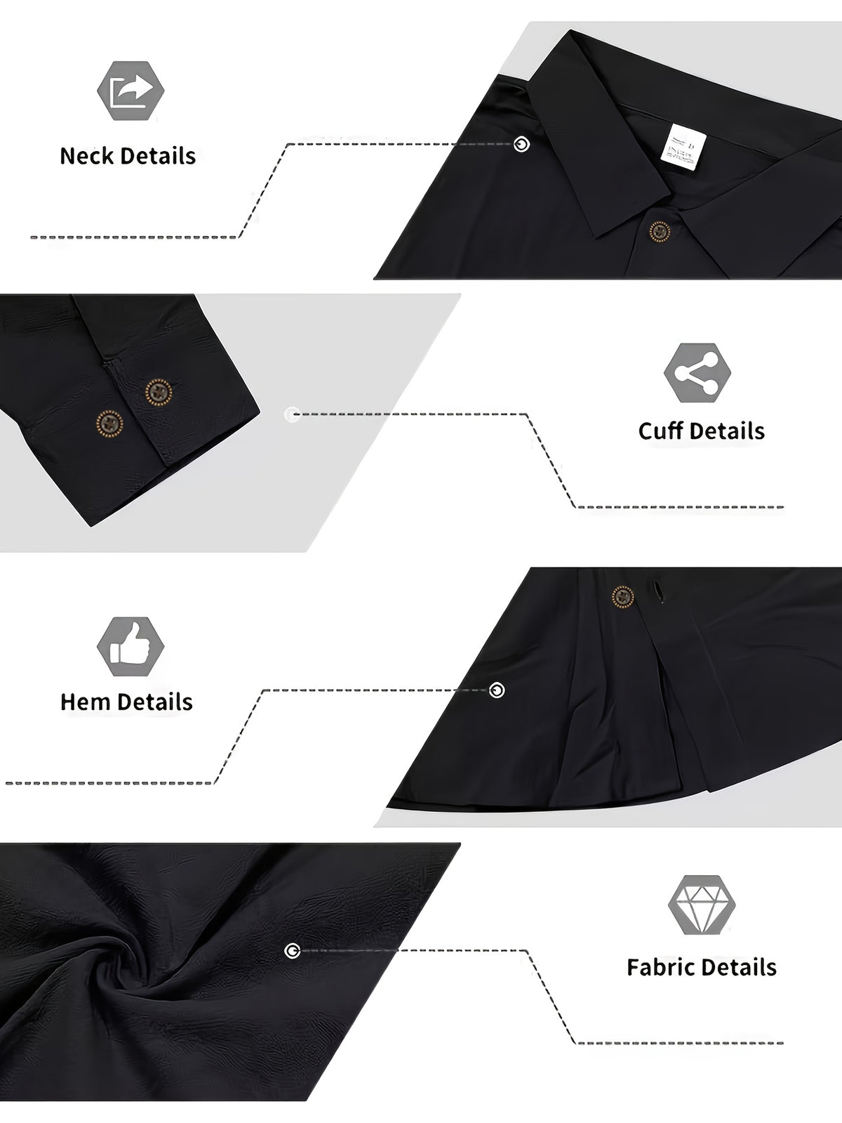 Spring/Autumn Men'S Henley Shirt Linen Long Sleeve, Comfortable And Breathable Fabric, Suitable for Daily Outings, Outdoor Sports, Travel, And Vacation, Lightweight And Breathable Regular Fit with Chest Pocket And Buttoned Cuffs, Ideal for Beach - Black