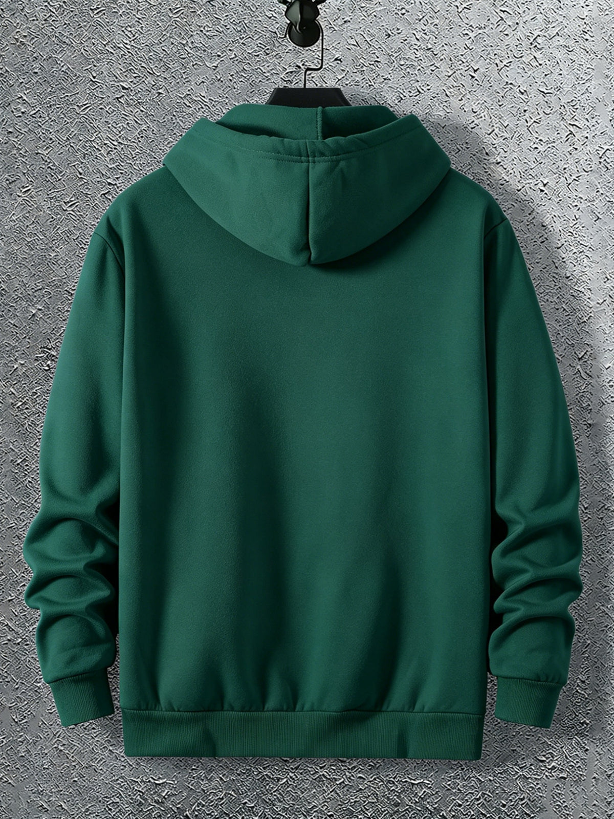 Warner Bros. Official Men's Autumn Hooded Sweatshirt, with Ribbed Cuffs, Breathable Polyester Fabric, Summer Beach Surfing Anime Print, Suitable for Casual and Sporty Outfits, Friend Gatherings, and Daily Shopping, Pocket Storage - Green