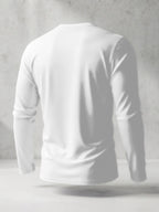 Casual Fashion Street Style Men's Crew Neck Long Sleeve T-Shirt, Polyester Digital Print Basic Top for Summer Autumn Outdoor Activities - Mixed colors